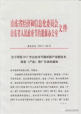 創(chuàng)新驅(qū)動(dòng)綠色發(fā)展——評2017年山東省節(jié)能環(huán)保產(chǎn)業(yè)新技術(shù)推廣目錄